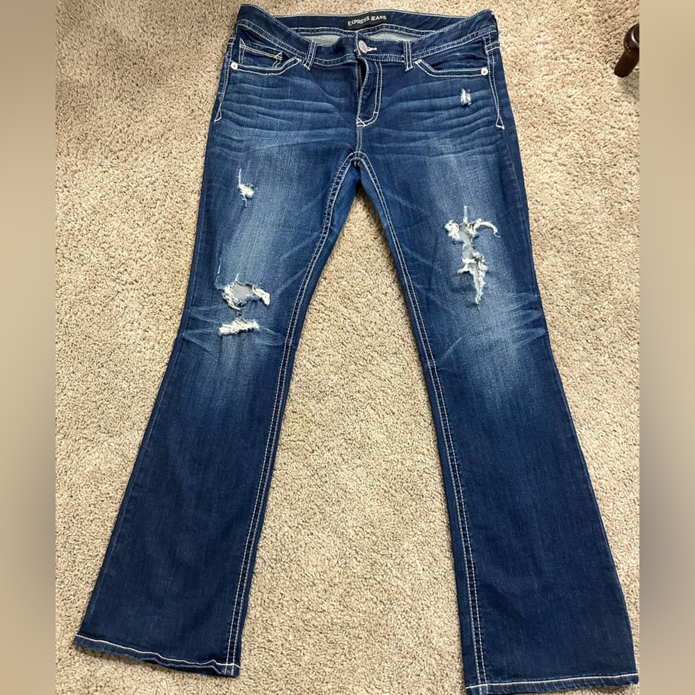 Express Jean, Boot Low Rise size 12